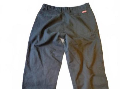 Dickies Original Fit Work Pants - Navy- Classic Straight Leg W32 L31