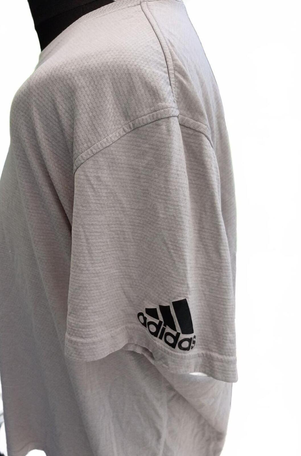 Adidas Men's Light Beige Short Sleeve T-Shirt XXL