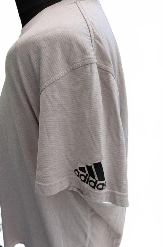 Adidas Men's Light Beige Short Sleeve T-Shirt XXL