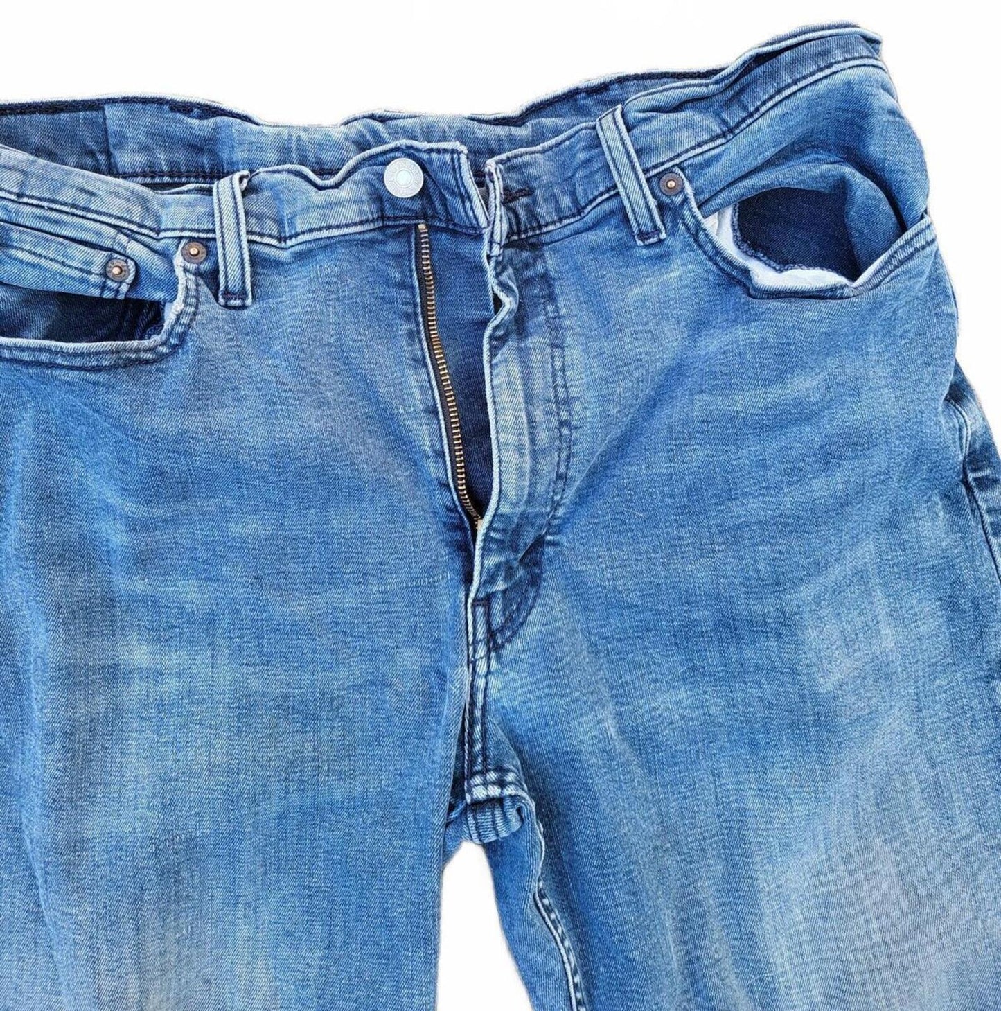 Levi’s 514 Straight Jeans W38 L32 – Blue Denim – Men’s – Classic Fit
