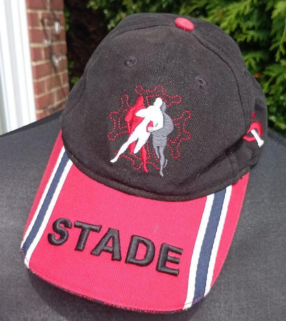 Stade Toulousain Rugby Cap Black Red Adjustable Baseball Hat