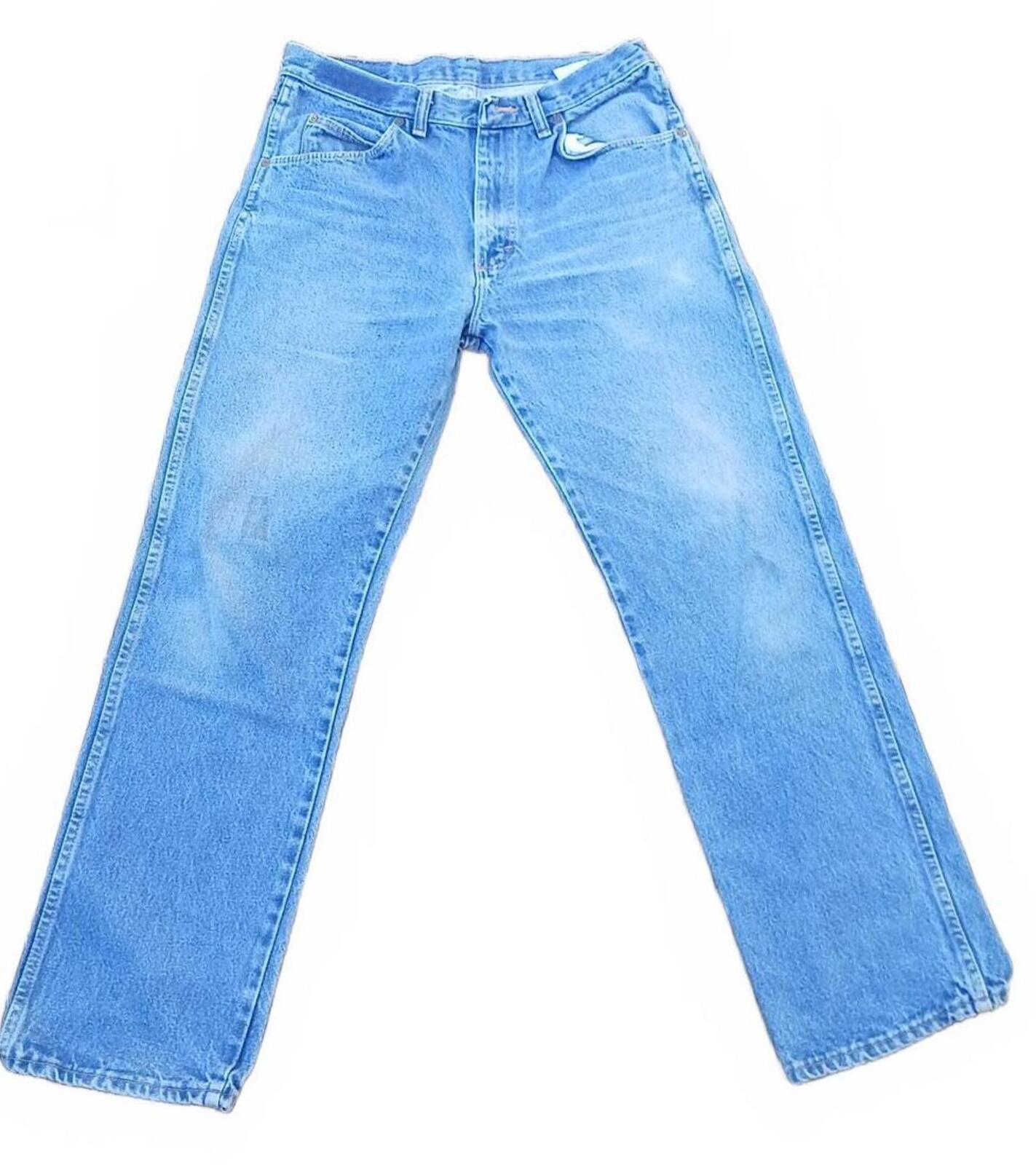 Wrangler Men’s Jeans W33 L32 – Blue Denim – 100% Cotton – Straight Fit