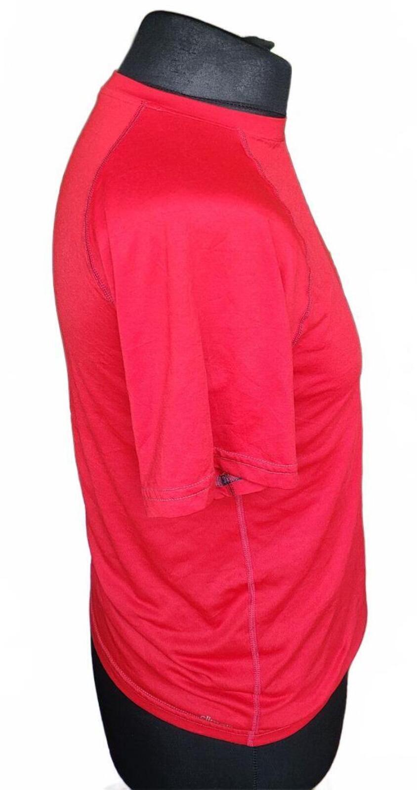 Adidas Men's Red Short Sleeve Athletic T-Shirt - Small