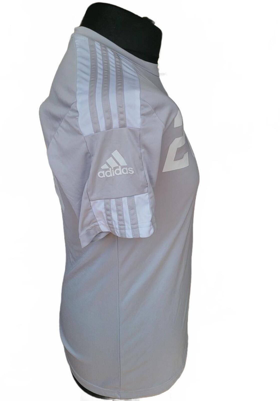 Adidas Sussex Warren Soccer Club Jersey Tee #26 - Grey - Small