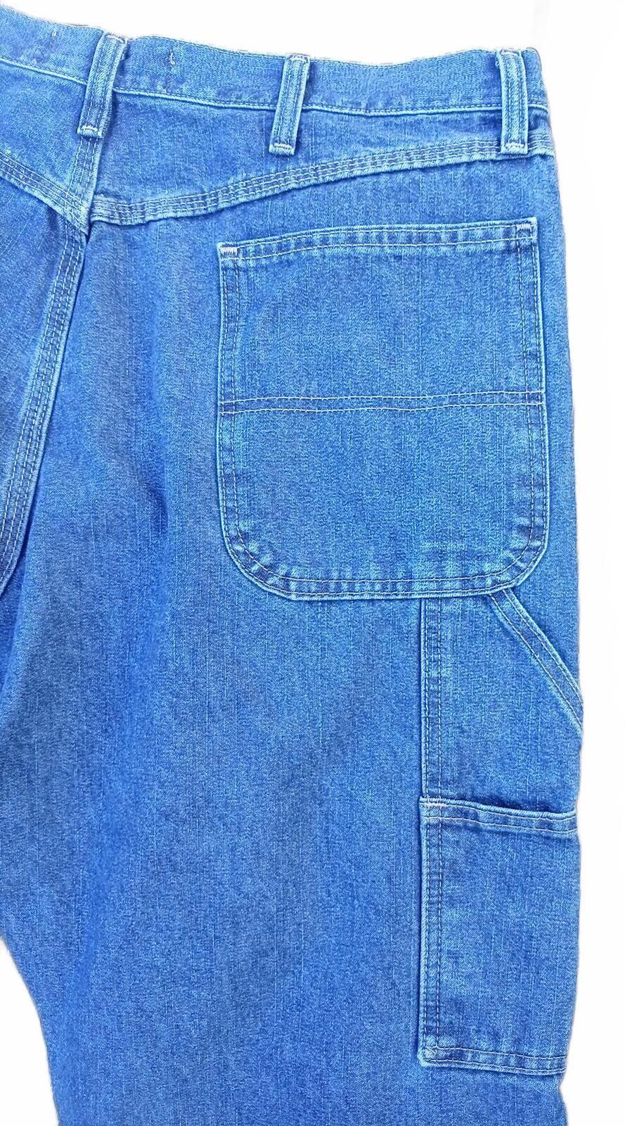 Wrangler Men’s Jeans W38 L30 – Blue Denim – Straight Fit – 80/20 Cotton Blend