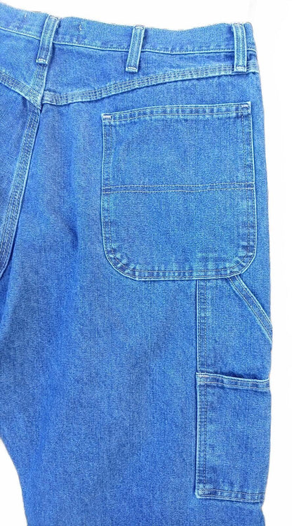 Wrangler Men’s Jeans W38 L30 – Blue Denim – Straight Fit – 80/20 Cotton Blend