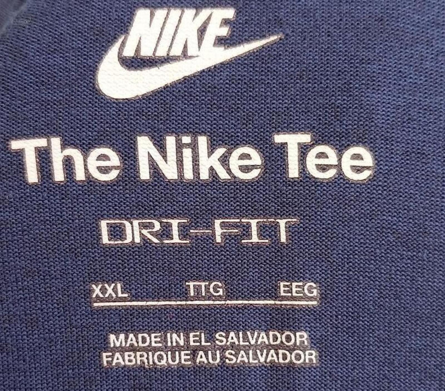 Nike De Pere Baseball Navy T-Shirt - XXL