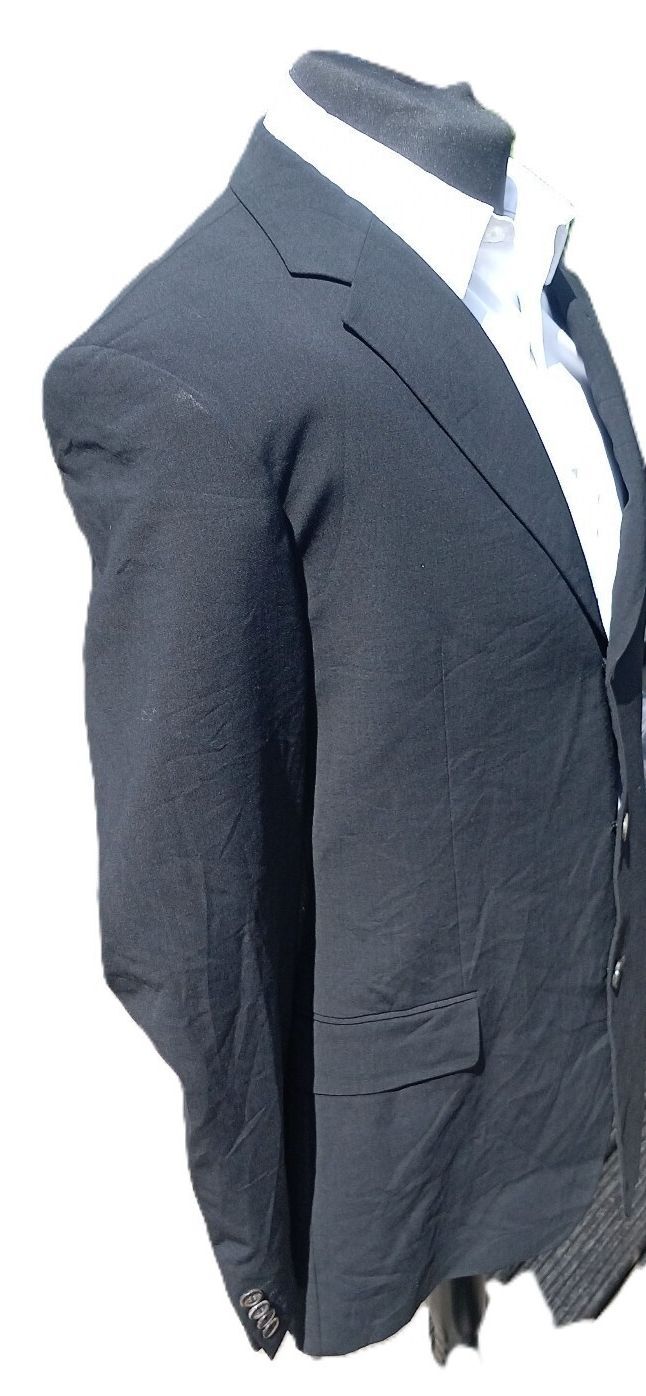Vintage Late 90s Hugo Boss "Angelico / Parma" Italian Wool Blazer Jacket 42L