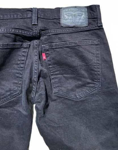 Levi’s 512 Slim Taper Jeans W31 L30 – Black – Men’s Denim