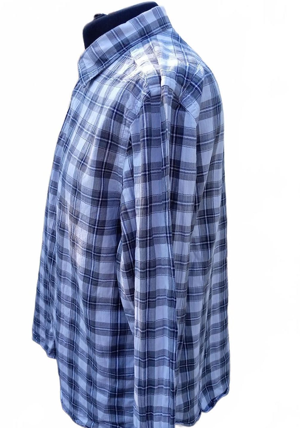 Charles Tyrwhitt Slim Fit XL Men's Long Sleeve Checked Shirt 24" P2P
