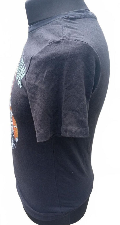 The Mandalorian Black Graphic T-Shirt with Baby Yoda Design - Small