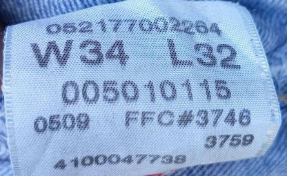 Levi's Classic Blue Denim Jeans W34 L32