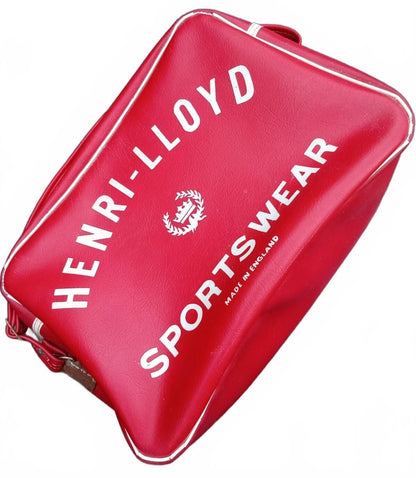 Henri‑Lloyd Sportswear Vintage Red Bag – Made in England – 1970s/80s – VGC