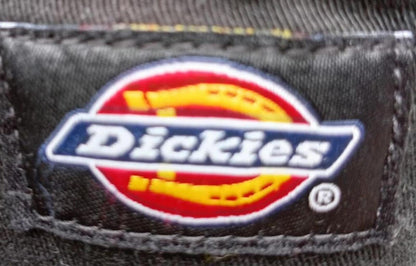 Womens Dickies Black Blue Cargo Trousers - W27R - Excellent Condition