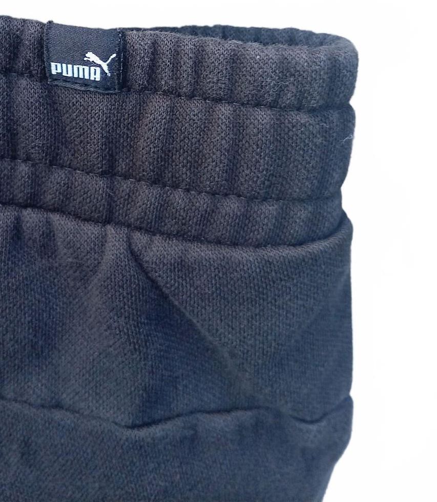 Puma Black Jogger Sweatpants with Logo - Large