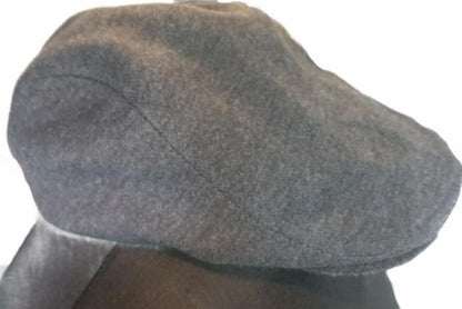 Charcoal Grey Flat Cap Newsboy Country Baker Boy Hat - Same Day Despatch