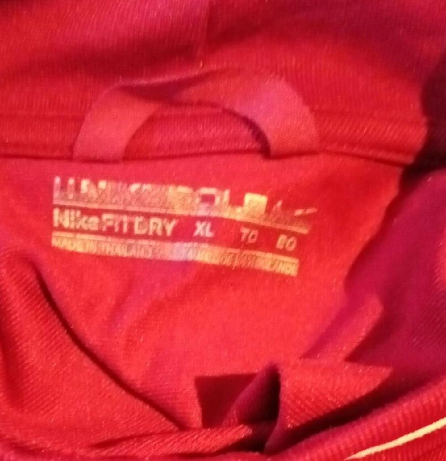 Nike Burgundy Long Sleeve Turtleneck Top - XL