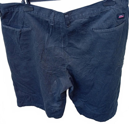 Dickies Workwear Shorts Men’s Size W44 Dark Navy Blue Big & Tall Heavyweight