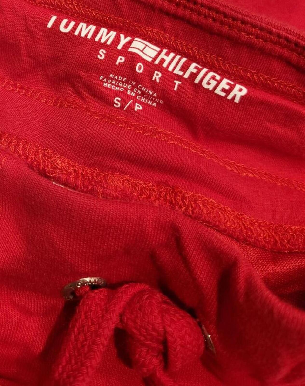Tommy Hilfiger SPORT Joggers Men’s S – Red – Fleece – Cuffed – Drawstring Waist