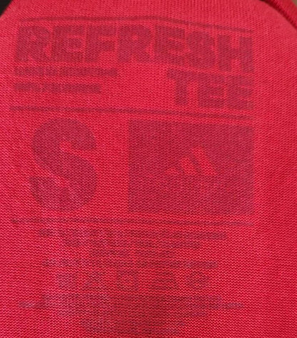 Adidas Men's Red Short Sleeve Athletic T-Shirt - Small