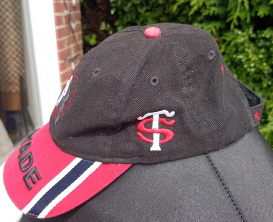 Stade Toulousain Rugby Cap Black Red Adjustable Baseball Hat