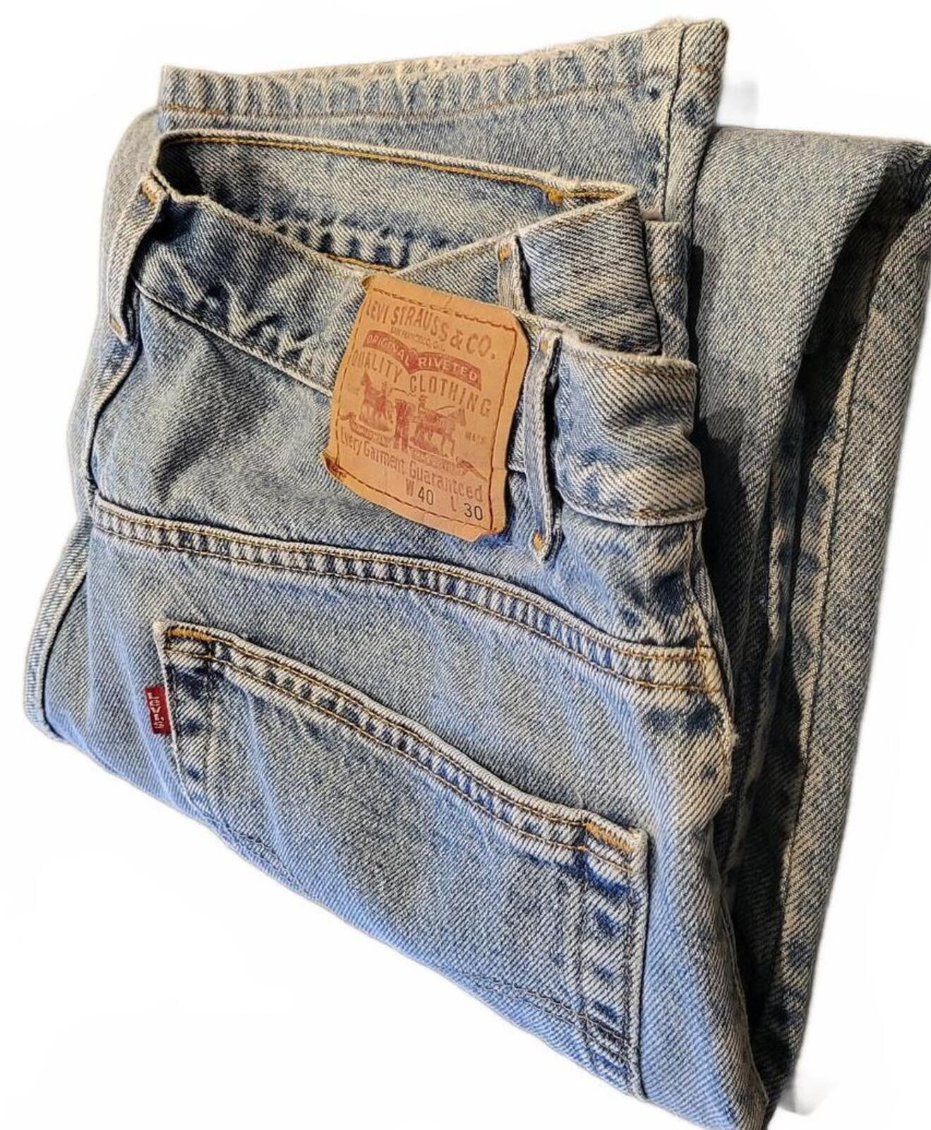 Levi’s 505 Regular Straight Jeans Men’s W40 L30 – Blue Denim – Classic Fit