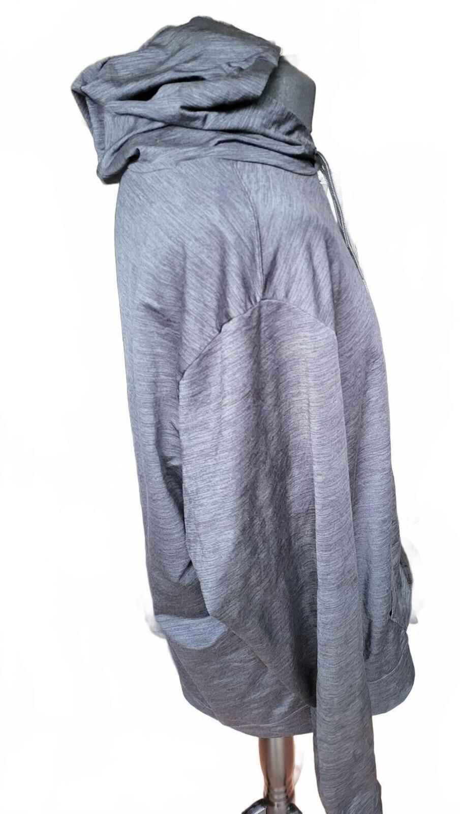 Puma Grey Lightweight Hoodie with Drawstring Hood and Front Pocket