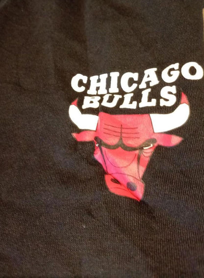 Official NBA Chicago Bulls Fleece Joggers  Tracksuit Bottoms Size Small