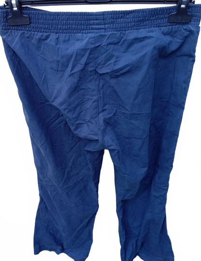 Dickies Medical Scrub Pants Men's Small Blue Track Style Active Workwear Sliders