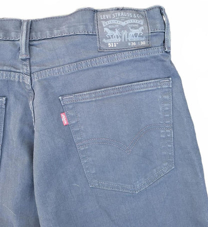 Levi's 511 Men's Slim Fit Jeans Grey Charcoal Slate Jeans W36 L30