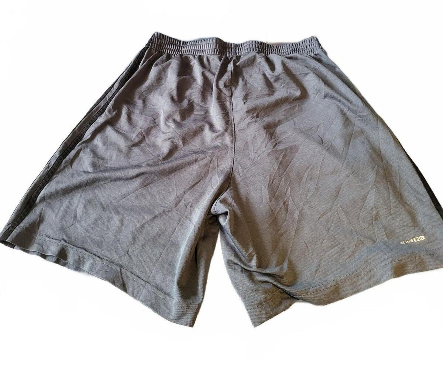 Adidas 3-Stripe Training Shorts - Grey/Black - Medium