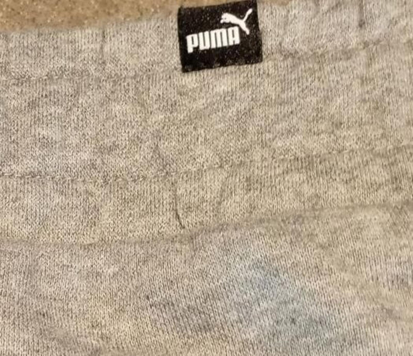 Puma Grey Sweatpants Joggers - Large
