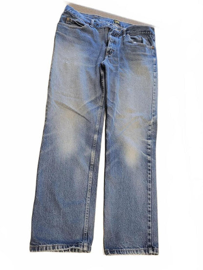 Lee Men's Regular Fit Straight Leg Heavyweight Denim Jeans W38 L32