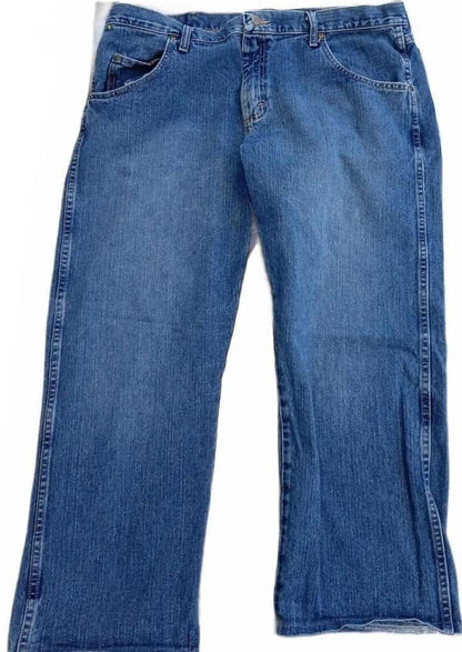 Wrangler Rugged Wear Jeans 38×29 – Blue Denim – Relaxed Fit – Great Condition