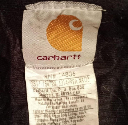 Vintage Carhartt Duck Canvas Hooded Jacket – Distress – Early 2000s - Size Large