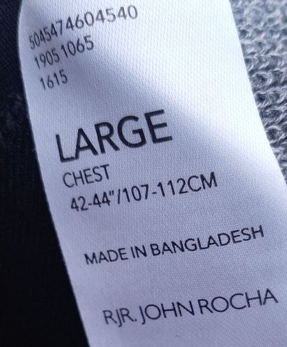 RJR John Rocha Men’s Jumper – Large – Grey Knit – 42–44" Chest – Quality Garment
