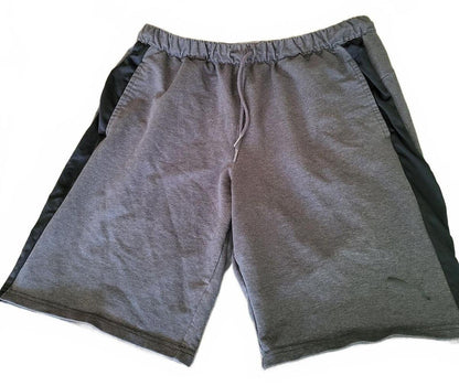 Puma Men's Grey and Black Athletic Shorts - XL