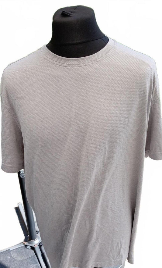 Adidas Men's Light Beige Short Sleeve T-Shirt XXL