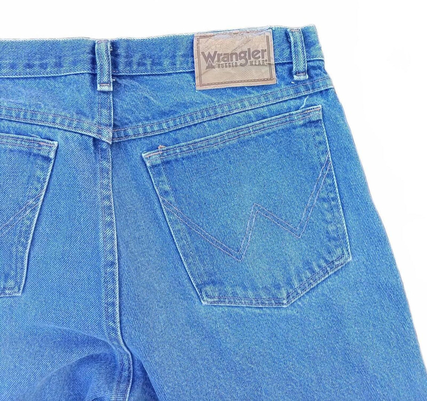 Wrangler Men’s Jeans W33 L32 – Blue Denim – 100% Cotton – Straight Fit