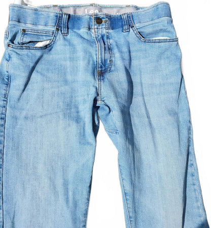 Lee Men's Regular Fit Straight Leg Jeans 34x30 Blue Denim Stretch WM2-20F