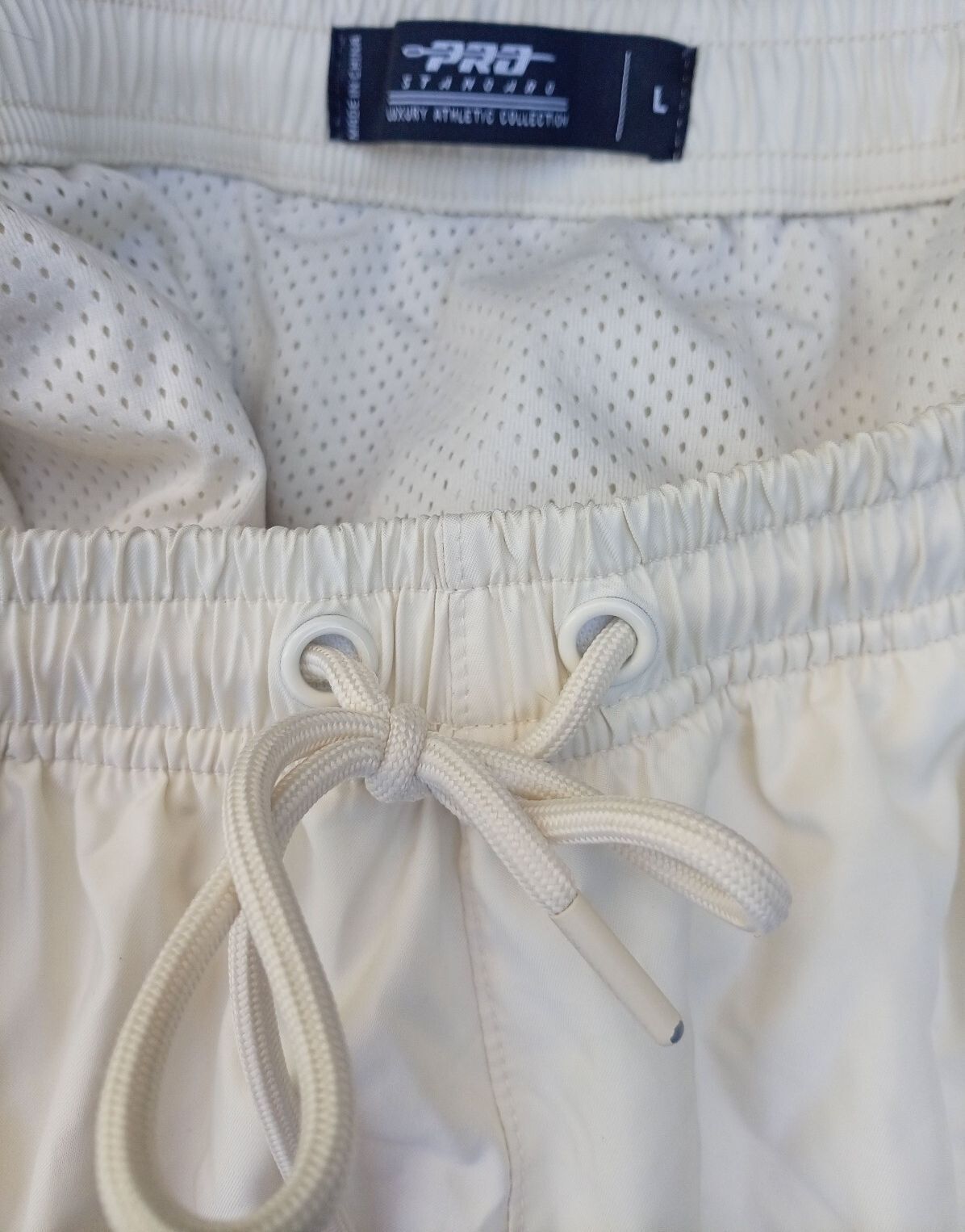 Pro Standard NBA LA Lakers Shorts White Premium Embroidered Mens Size Large
