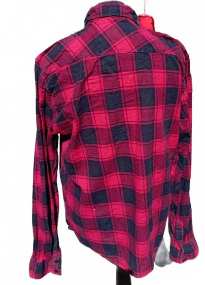 Brandit XL Shirt – Regular Fit – Red/Black Check – Casual Workwear