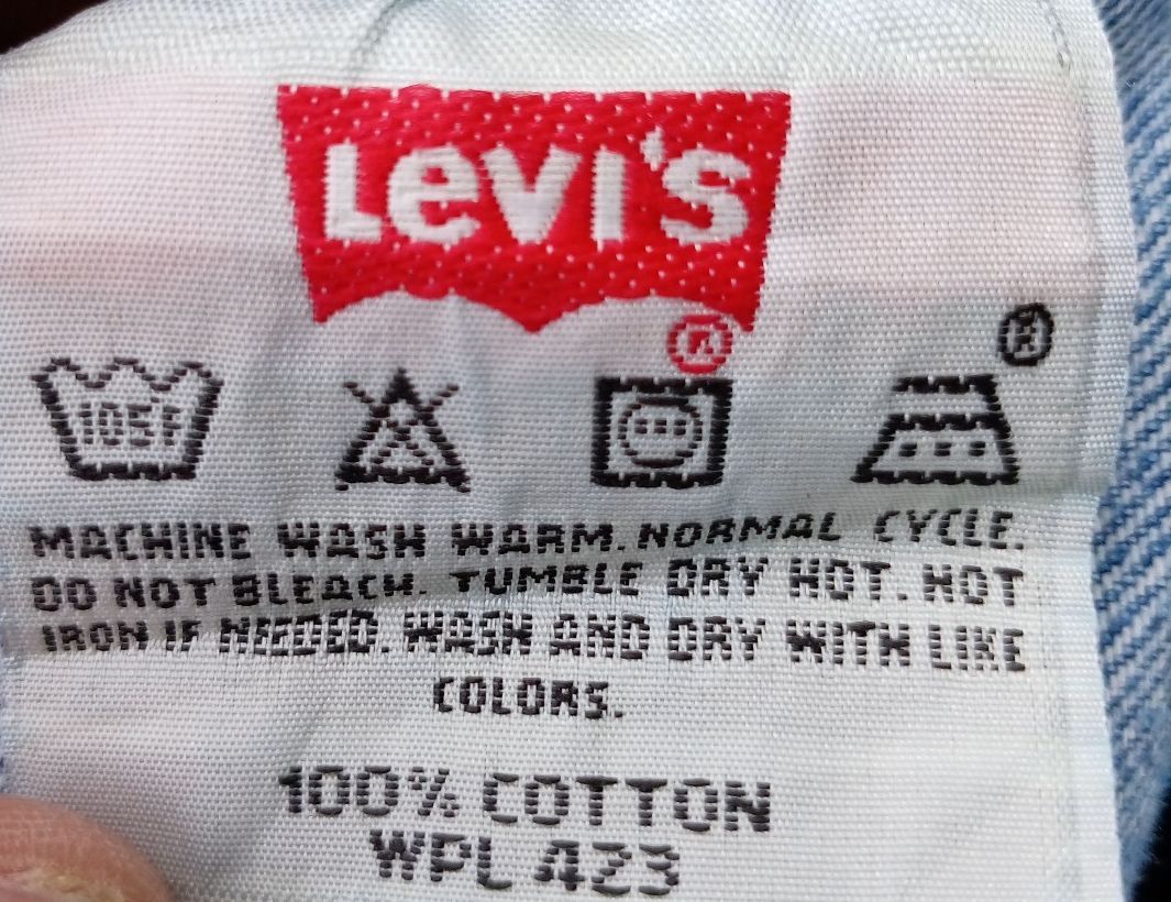 Levi’s 501 Men’s Jeans – 0193 Wash  Egypt  W38 L32  Vintage Straight Leg