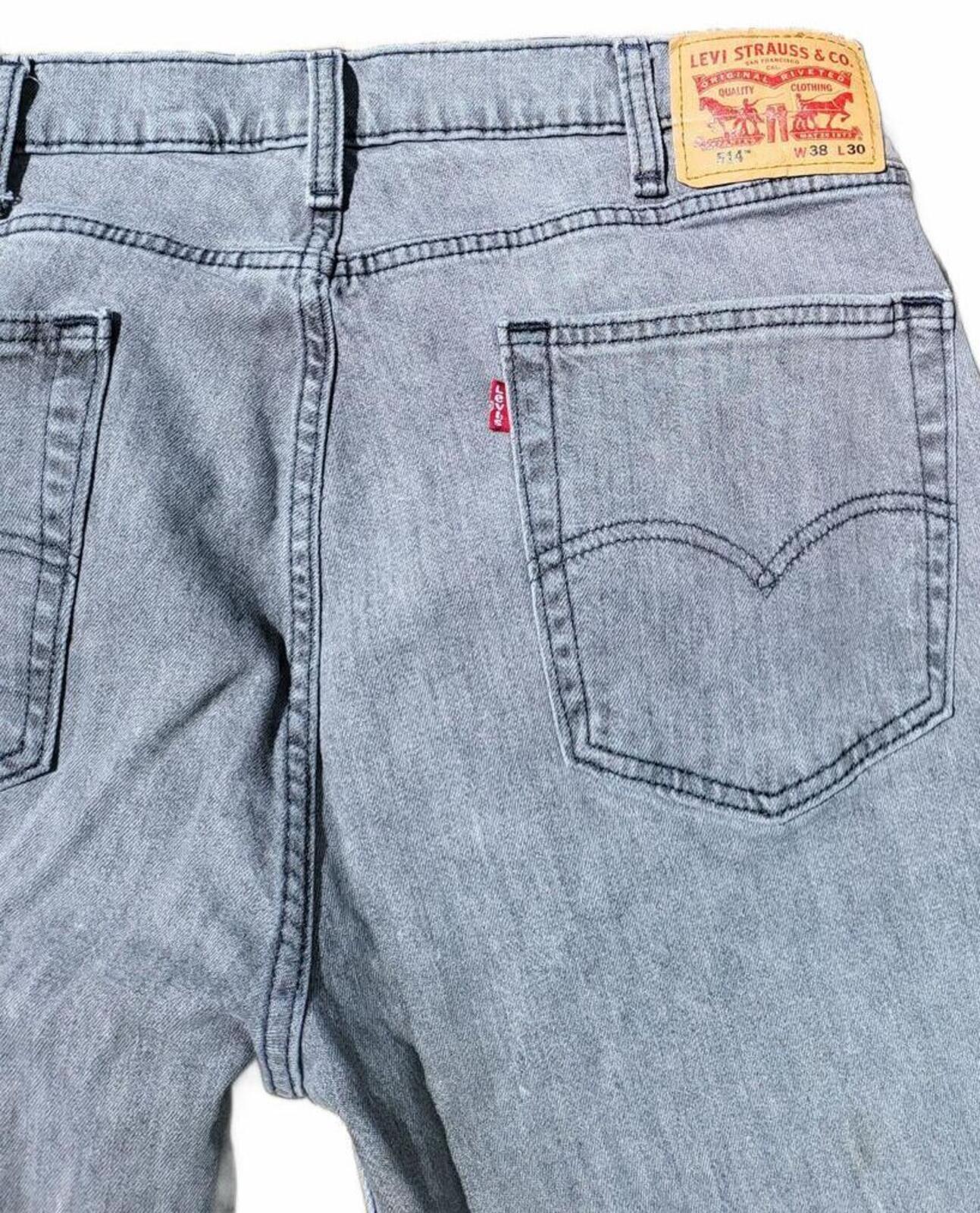 Levi’s 511 Slim Jeans W36 L30 – Light Grey – Men’s Denim -  Soft