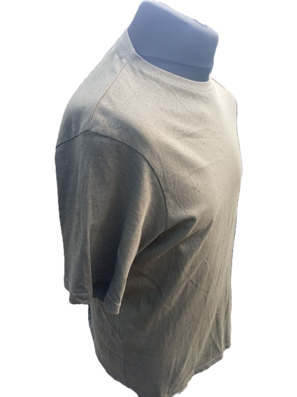 Ellesse Men's Olive Green Logo T-Shirt - Large 23"
