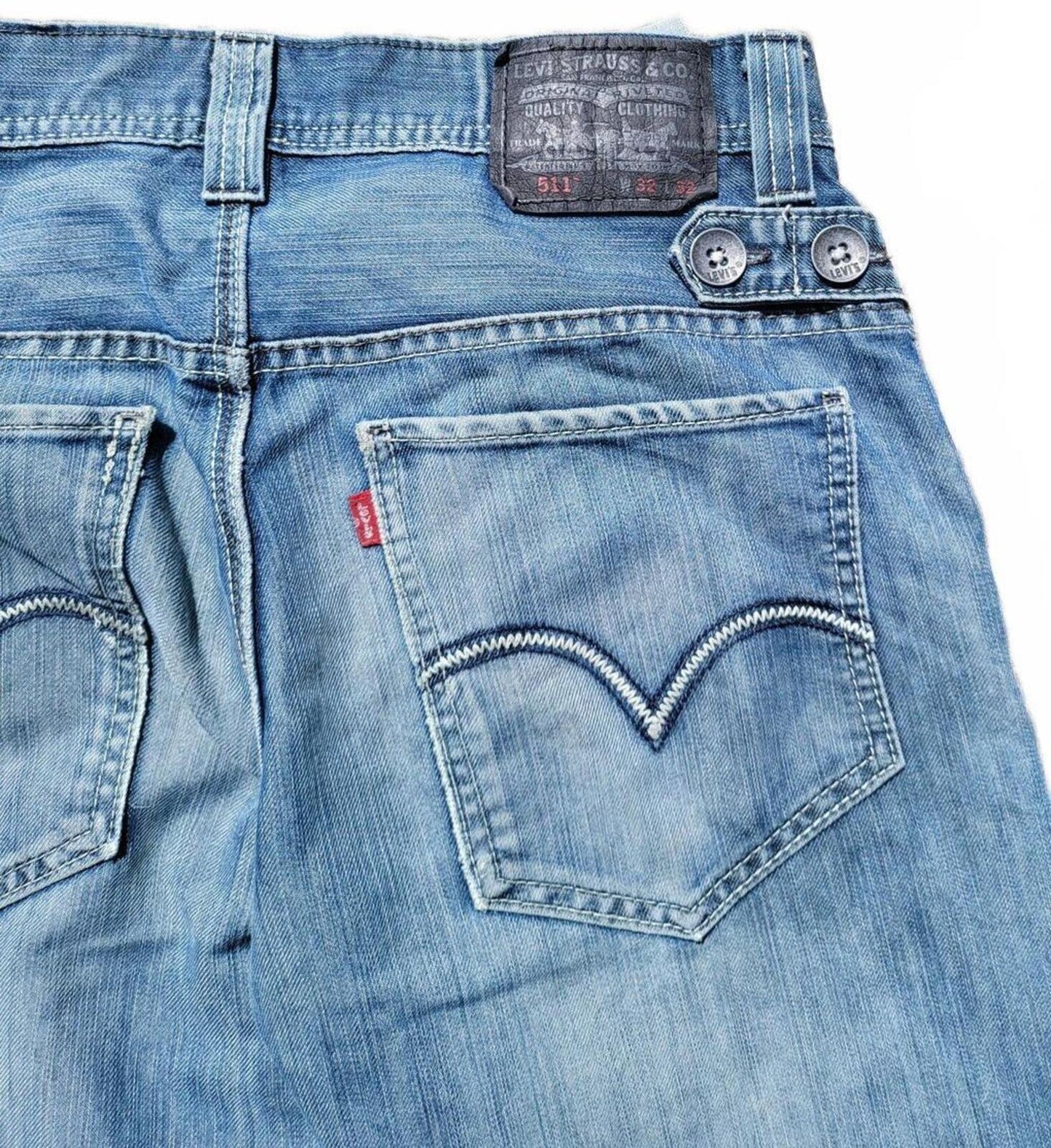 Levi’s 511 Slim Jeans W32 L32 – Blue Denim – Men’s – Great Condition