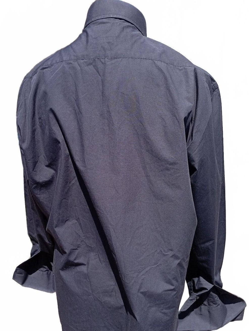 Moss Esq. Black Shirt – 17.5" Neck – Regular Fit – XXL – Worn Once