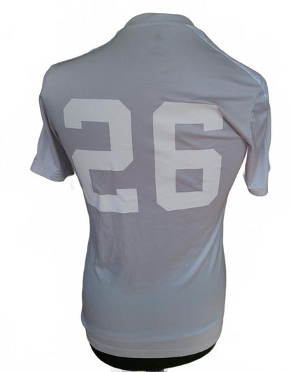 Adidas Sussex Warren Soccer Club Jersey Tee #26 - Grey - Small