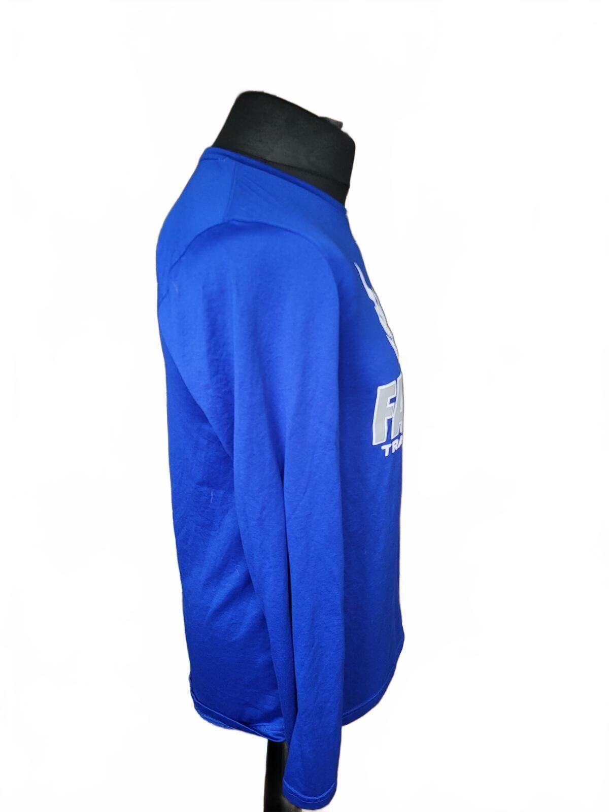 Under Armour Fairfax Track & Field Long Sleeve Shirt Blue - Small
