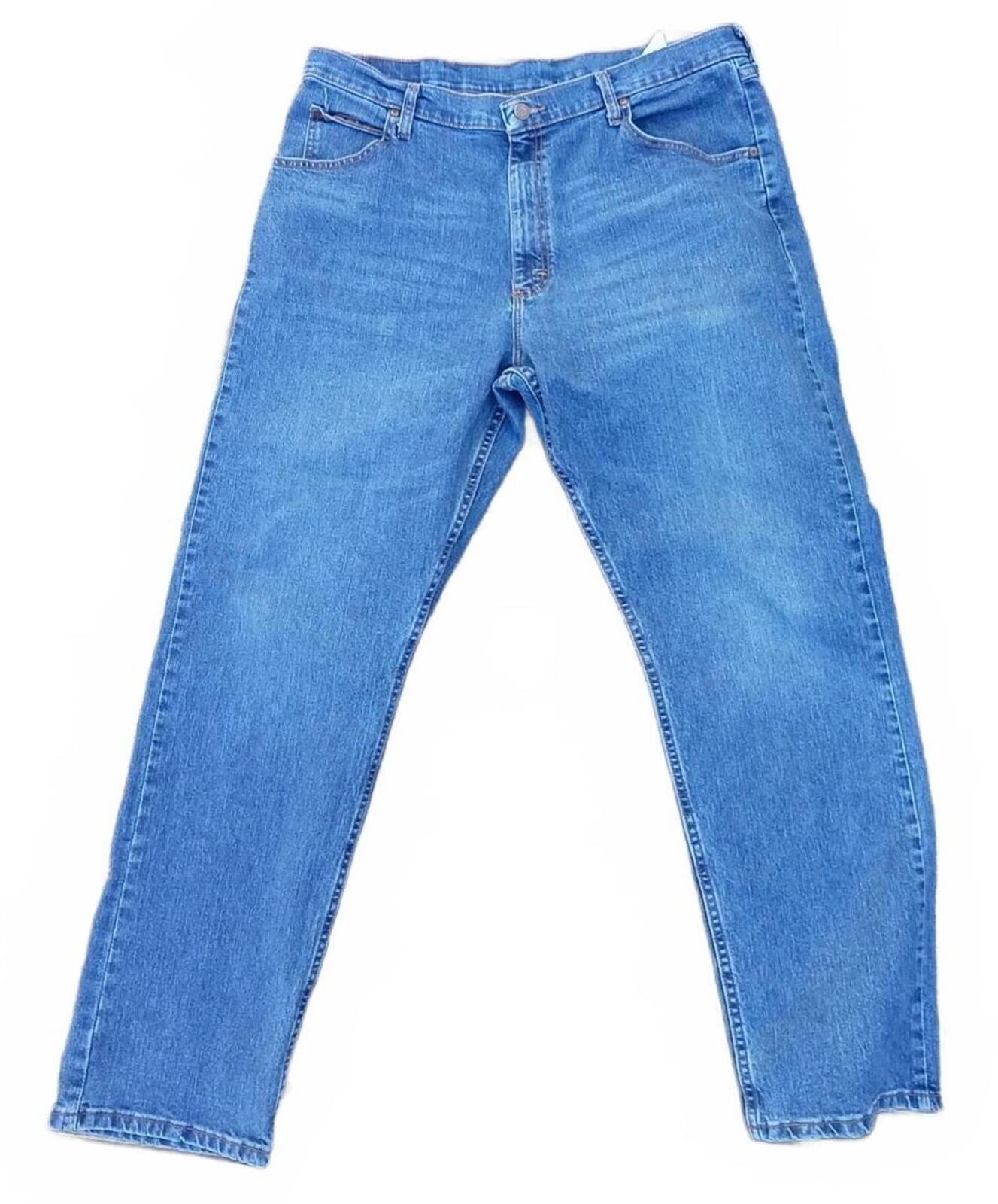 Wrangler Five Star Men's Relaxed Fit Jeans Blue Flex Stretch Denim W38 L32